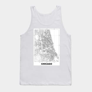 Chicago Map Tank Top